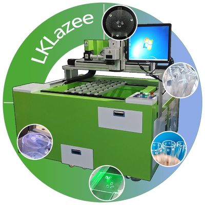 Гравировка Сплошные квадратные газовые плиты Стекло лазерная буровая машина