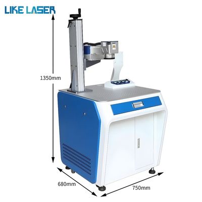 3W 5W CNC 3D УФ лазерная маркировочная печатная машина для стеклянной акриловой клавиатуры металла